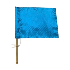 Drapeau rectangulaire personnalisé en polyester avec emblème haricot, mât en acrylique, imprimé numériquement, promotionnel, pour usage extérieur, couleur - Product Image 2