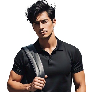 Diseño personalizado de secado rápido para hombres camisetas de polo Casual Loose Fit transpirable camisa deportiva hombres de talla grande camisas de polo para hombres - Product Image 1