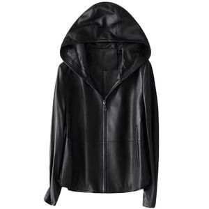 Wholesale Custom Genuine <b>Leather</b> <b>Jacket</b> Women Zipper Closure Waterproof Breathable Windproof Slim Fit <b>Long</b> Sleeves Winter Custom - Product Image 6