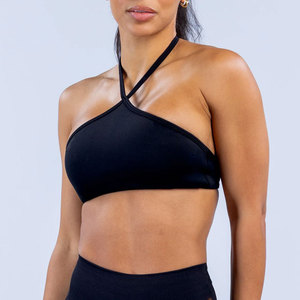 2026 OEM ODM Vêtements de sport fitness pour femmes adultes, soutien-gorge dos nu d'été, coupe ajustée, respirant, pour la course, uni, vente directe usine - Product Image 4