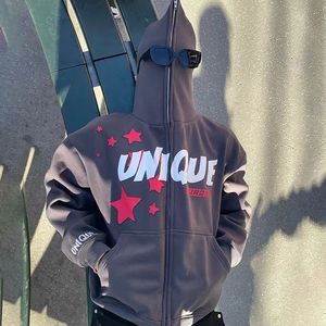 Sweat-shirt à capuche épais et respirant de haute qualité avec fermeture éclair intégrale, idéal pour les activités de plein air, provenant de notre entrepôt américain. - Product Image 1