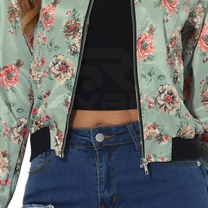 Best Selling Premium Streetwear Women Printing Varsity <b>Jackets</b> Soft Touch Apparel For Modern Latest Style Solid Color - Product Image 5