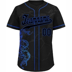 เสื้อเบสบอลแบบพิมพ์ลายเต็มตัว ทนทาน เหมาะสำหรับนักกีฬาแข่งขัน - Product Image 1