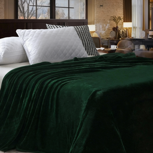Couverture en polyester Raschel de luxe, 3 kg, solide, douce et chaude, pour la maison ou l'hôtel - Product Image 2