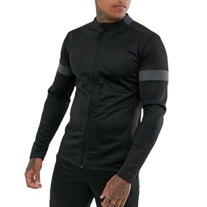 2026 personalizado ligero cuello simulado con pecho cremallera larga diseñador manga larga raglán Jersey correr gimnasio hombres chándal - Product Image 6