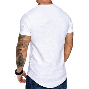 Camiseta de Cuello Redondo para Hombre, Estilo Urbano, 100% Algodón, Antiarrugas, Secado Rápido, Ecológica, Cómoda para Uso Diario, Informal y Relajada - Product Image 2
