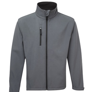 Gran oferta, chaquetas Softshell sin capucha para hombre con logotipo, chaqueta Softshell impermeable de alta calidad ODM 5000MM, naranja 2025 - Product Image 1