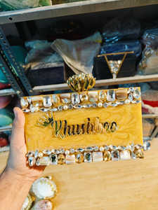 Sac à main de soirée en résine pour femmes, pour les fêtes et les mariages, collection de pochettes de mariée en provenance d'Inde, pochettes en marbre - Product Image 5