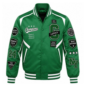 Veste Réversible Respirante Écologique à Séchage Rapide en Polyester Satiné 100% Imperméable de Haute Qualité avec Broderie de Logo Personnalisé en Gros - Product Image 1