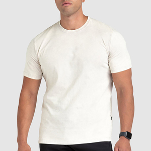 Camiseta Personalizada para Hombre, Corte Regular, 100% Algodón, Lavado Ácido, Transpirable, 220g, Manga Corta, Lisa, Estilo Urbano, Tallas Grandes, HM SPORTS - Product Image 6