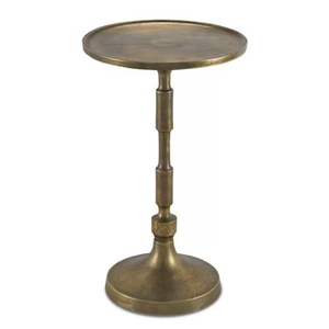 Taburete Redondo de Latón Forjado, Taburete Decorativo para el Hogar, Taburete Decorativo para Bar - Product Image 5