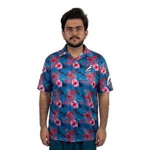 Nouveaux T-shirts d'été grande taille pour hommes, style sublimation, manches courtes, ajustables, nouvelle collection, chemises sublimation pour hommes - Product Image 1