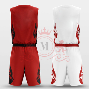 Custom <b>Athletic</b> Team Wear With Durable Reversible Basketball Uniform Comfortable Jersey Shorts For Basketball Games - Product Image 4