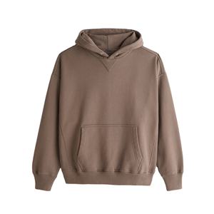 OEM-Sudadera con capucha para hombre, de algodón 100%, con bordado personalizado, bolsillo canguro, de gran tamaño - Product Image 4