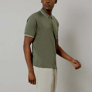 Oferta de Verano, Precio al por Mayor, Camiseta Polo Personalizada de Manga Corta para Hombre, Diseño Moderno de Color Sólido - Product Image 6