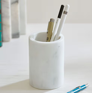 Marble Pen Holder <b>Watch</b> Clock Stationary Bathroom Office Home Marble Pen Holder Indian Supplier Exclusive Pen Holder - Product Image 4