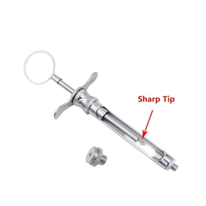 Nouvelle seringue dentaire manuelle en acier inoxydable de qualité supérieure, auto-aspirante, 1,8 CC, certifiée CE, classe I, instruments dentaires - Product Image 3