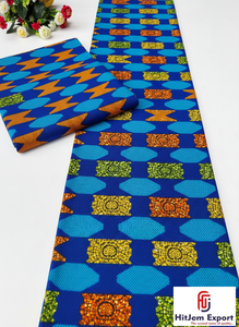 Tissu en coton imprimé africain et pagne Ankara en gros du Ghana pour vêtements de filles et textiles batik - Product Image 6