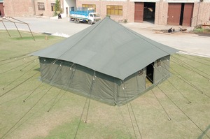 Deluxe Double Fly Cotton Canvas Bell <b>Tent</b> Central <b>Pole</b> Waterproof UV Resistant Camping <b>Tent</b> - Product Image 5
