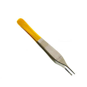 Lot de 2 pinces Adson manuelles 4,75 po (12 cm) finition titane arc-en-ciel, acier inoxydable allemand de haute qualité, pour greffe de cheveux, certifiées CE - Product Image 3