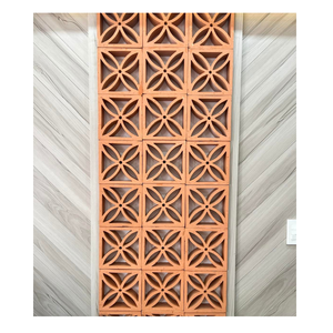 300.000-400.000 Pieces per Month Vietnam Customized Lemon Flower Screen Outdoor Handmade Clay Angle <b>Bricks</b> Firebrick - Product Image 5