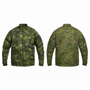 Chaqueta Bomber con Diseño de Camuflaje, OEM ODM, Cortavientos de Moda para Exteriores, con Cierre Completo y Cuello Alto Informal - Product Image 6