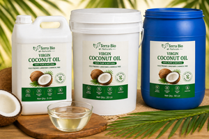 Aceite de coco virgen extra de alta calidad Aceite esencial puro para hidratar la piel Mejor precio Exportadores al por mayor Proveedores India - Product Image 5