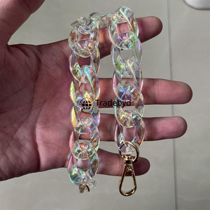 resin chain premium handmade necklace trendy fashion jewelry colorful stylish for women girls lightweight design Tradebyd - Product Image 3