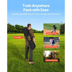 Rete da allenamento per calcio 7x7 piedi, senza nodi, con 5 tasche, comoda per esercitarsi nel lancio, con cinghie - Product Image 6