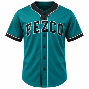 Maillot de baseball respirant pour homme, grande taille, imprimé, faible MOQ, léger, pour tenue d'équipe en gros - Product Image 6