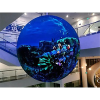 Interior P1.5 P2 P2.5 P3 P4 P5 Led Digital Ball 4M Video Wall Rgb 3D Globos Globo Gran Esfera Led Pantalla Domo Pantalla Led