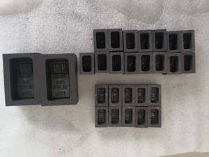 Crucible en graphite de haute pureté RA 50g <span class=keywords><strong>100g</strong></span> pour la fusion de l'or, de l'<span class=keywords><strong>argent</strong></span>, de l'aluminium, la coulée de métaux précieux, la formage de bijoux et les lingots - Product Image 4