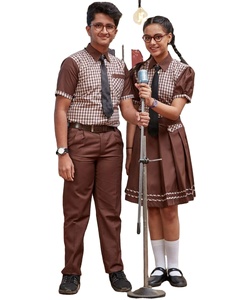 Logo personnalisé ensemble robe uniforme scolaire à manches courtes pour enfants vente en gros d'usine vêtements scolaires personnalisables - Product Image 5