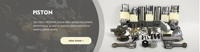 Kit de réparation C7 C9 C-9 Piston C9.3 C12 C11 C13 C15 C18, comprenant chemise de cylindre, segments de piston et kit de joints, pour pièces de rechange moteur Caterpillar