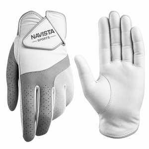 Gant de golf en cuir PU respirant de qualité supérieure pour homme et femme, adhérence stable, toucher doux, ajustement durable, fermeture auto-agrippante pour la main gauche, NAVISTA SPORTS - Product Image 6