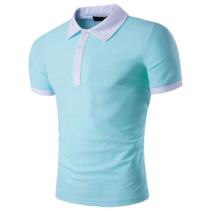 เสื้อเชิ้ตแขนสั้นผู้ชายสีพื้น ผ้าโพลีเอสเตอร์/คอตตอน ระบายอากาศได้ดี สไตล์ลำลอง ธุรกิจ แฟชั่นทันสมัย สำหรับใส่ไปทำงานหรือใส่เที่ยว - Product Image 4