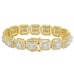 20mm Iced Out Diamond <b>Bracelets</b> Iced Out Link <b>Bracelet</b> Exquisite Iced Out <b>Bracelet</b> Hip Hop Moissanite <b>Bracelet</b> with VVS Clarity - Product Image 1