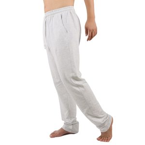 Pantalon de survêtement homme personnalisé 100% coton, coupe évasée, délavé au soleil, effet délavé à l'acide, motif uni, poids lourd - Product Image 1