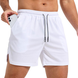 Pantalones Cortos Deportivos Personalizados para Hombre, Talla Grande, Sólidos, Casuales, Ligeros, Transpirables, de Secado Rápido, para Entrenamiento, Servicio OEM, Bajo Precio - Product Image 2