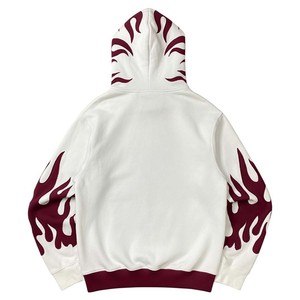 Sudadera con Capucha Unisex Extra Grande de Felpa con Bordado de Calavera en Chenille, Estampado Digital y Pedrería, 100% Algodón, Estilo Único, para Invierno - Product Image 2