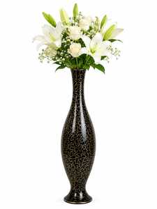 Jarrones de mesa modernos de acero inoxidable de simples a sofisticados para exhibir flores artísticas florales - Product Image 4