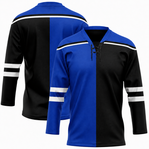 Jersey de Hockey sobre Hielo de Alta Calidad, Personalizable con Nombre del Equipo y Logotipo Frontal, 100% Poliéster, Antibacteriano, Unisex - Product Image 6