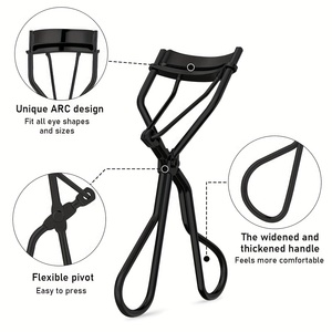 Recourbe-cils de haute précision avec poignée ergonomique, coussin en silicone souple, cadre métallique durable pour un recourbement doux et naturel - Product Image 4