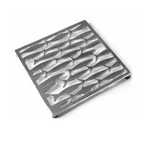 Silver Metal Pinwheel Swirl Geometric <b>Trivet</b> Heat Resistant Hot Pot <b>Stand</b> Table Protector - Product Image 5