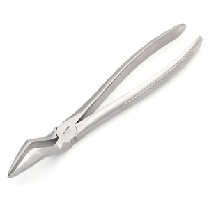 # 51A Extraktionszange 3mm für obere Wurzeln, gekreuzte, gezahnte Backen, zahnärztliches Wurzelentfernungsinstrument, leichter Griff, chirurgisch - Product Image 1