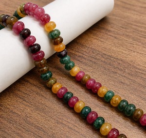 ลูกปัดพลอยทัวร์มาลีนทรงรอนเดลคุณภาพดีที่สุด สำหรับทำเครื่องประดับจากธรรมชาติ - Product Image 5