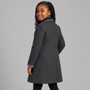 Nuevos abrigos de lana para niños para el invierno, abrigos de lana cálidos para niños, ropa exterior informal y elegante, chaquetas cómodas para clima frío para niños - Product Image 5