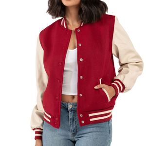 Precio al por mayor, la mejor chaqueta universitaria de invierno para mujer, estampado de algodón, cómodo, nuevo estilo con logotipo personalizado a la venta - Product Image 3