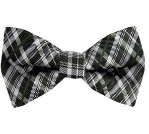 Nœuds Papillon Unisexe Tendance en Soie et Polyester, Couleur Unie, Ajustables, Faits Main, Personnalisables pour Smoking, Mariage, Fête – Noir et Blanc - Product Image 3