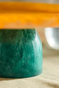 ฐานวางเค้กทรงกลมเรซิ่นทำมือ ดีไซน์ทันสมัย ปลอดสารพิษ เป็นมิตรกับสิ่งแวดล้อม ใช้กับไมโครเวฟได้ มีสินค้าพร้อมส่ง ปรับแต่งได้ เหมาะสำหรับงานแต่งงานและของหวาน - Product Image 3